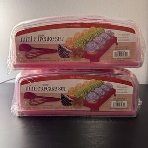 Nicole's Kitchen 206 Pc Mini cupcake set‎ (2) New